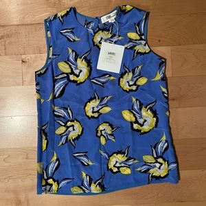 SPRING SALE - NWT DVF Silk Shell Top